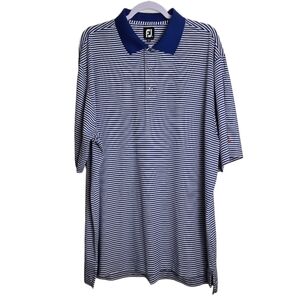 FOOTJOY‎ Blue Striped Golf Polo XL